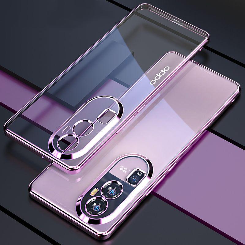 Product Introduction of Luxury Electroplating Transparent Phone Casing For OPPO Reno10 Pro Plus 10Pro 10 5G Reno 10Pro+ 10 10 Pro 2023  Lens All-inclusive Shockproof Hard Phone Case Protective Back Cover 26