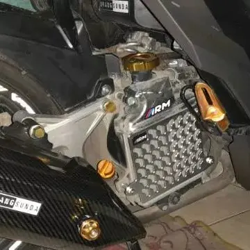 Paket HEMAT Cover dan Tutup Radiator ARM FULL CNC PNP Vario 125 - 150 Engine Motorcycle Kendaraan 3