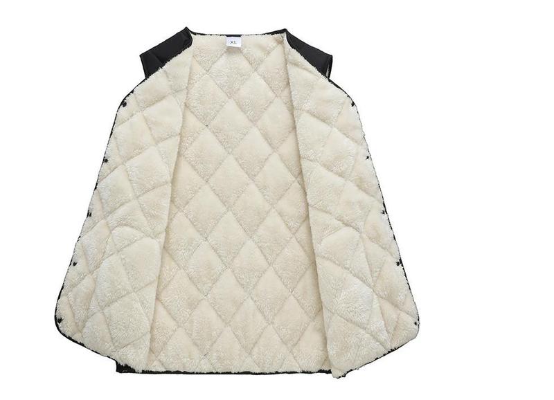 Product Introduction of Áo Ghi Lê Nam, Trung Người Già Và Cao Tuổi, Mặc Mùa Thu Và Mùa Đông, Hàng Mới Về, Lót Lông Cừu, Dày Dặn, Ngoại Cỡ, Thích Hợp Cho Bố, Phong Cách Trung Người Già 10