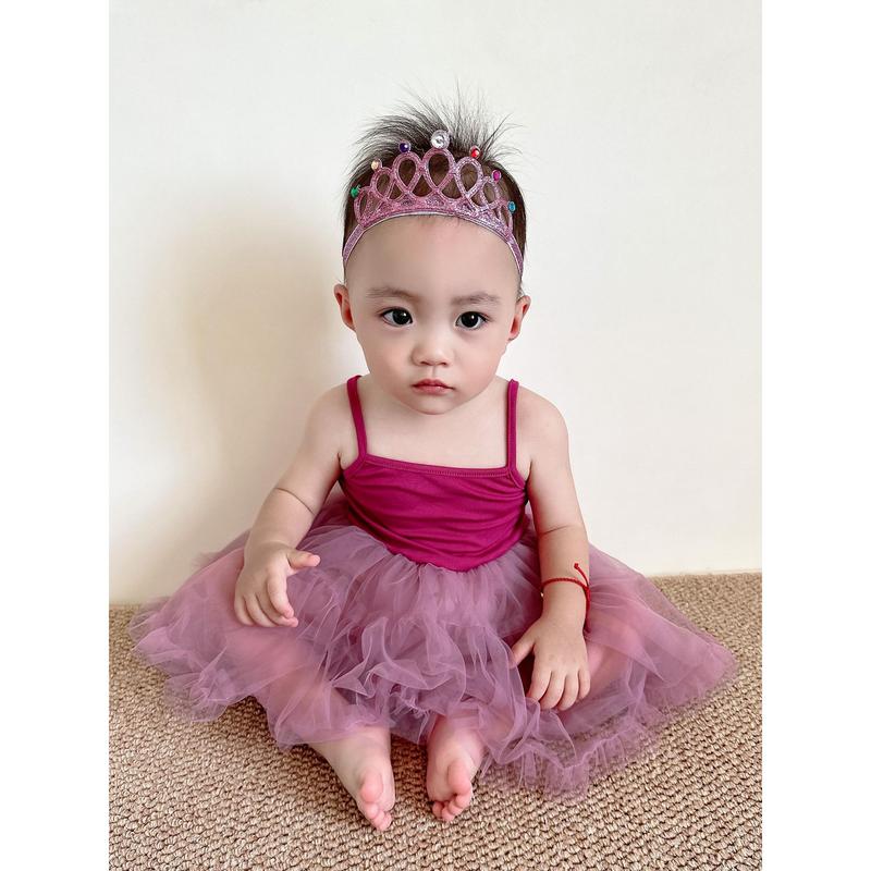 Baby Girl Glittering Crown Baby Headbands Girls Elastic Hair Bands Hair Accessories Princess Headwear 4
