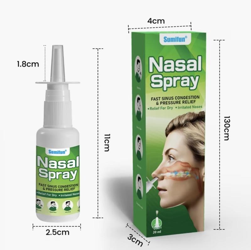 Product Introduction of （COD）Sumifun สเปรย์พ่นจมูก ครีมดูแลช่องจมูก สเปรย์หยุดกรน สเปรย์เปิดทางเดินหายใจ สำหรับการดูแลช่องจมูก ใช้สำหรับอาการจามและอาการอุดตันของจมูก สเปรย์สำหรับจมูก สเปรย์สำหรับจาม 5