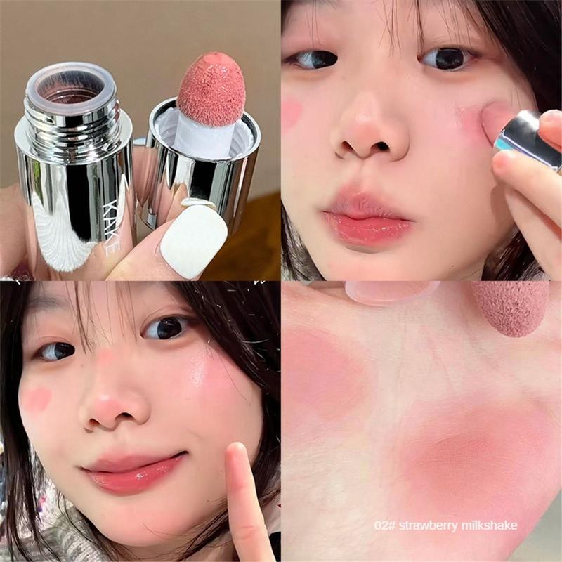 Phấn Đánh Nhung KAKE Chất Lỏng Có Sắc Tố Cao Phấn Má Hồng Trang Điểm Thật Phấn Má Hồng Mặt Kem Đánh Sản Phẩm Mỹ Phẩm Mịn Màu Hồng