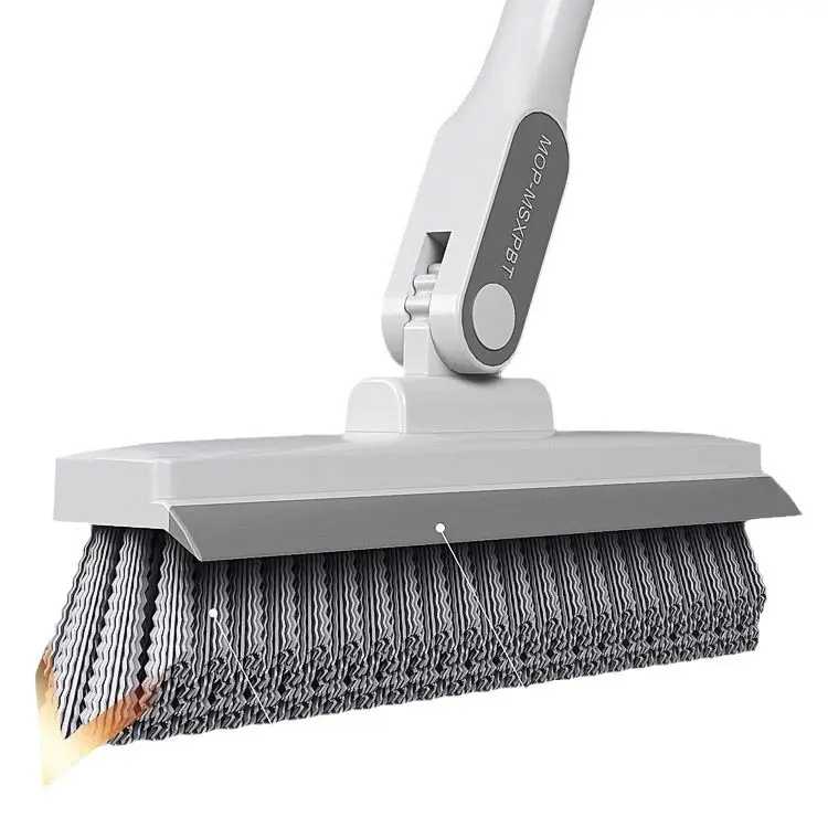 QCGJ Double sided floor Broom Wiper Floor Crevice brush Bathroom Tile Wall Corner Cleaning Brush 3 in 1 Floor Brush squeegee  fur  cleaning rotating  brush window  squeegee 3  in  1  brush