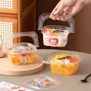 Paket mika kranjang / mika tenteng 500ml + tutup / mika tray nasi / tray mika serbaguna / tray mika nasi / mika bento / tray mika kue