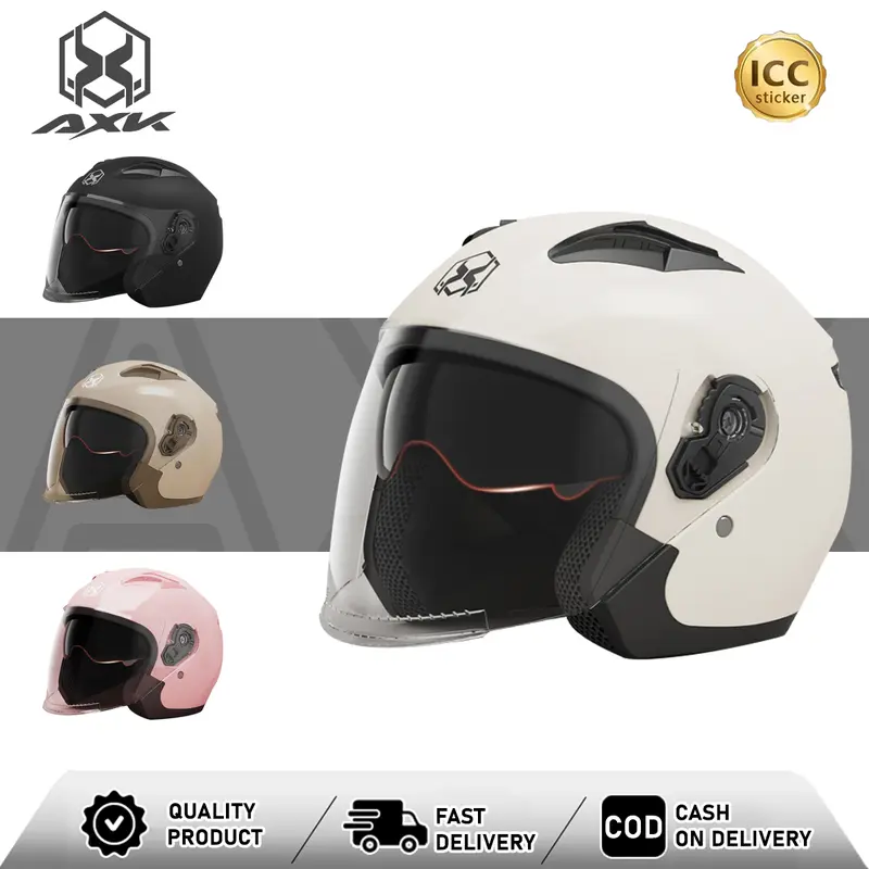 Half Face Helmet Nutshell Helmet With Icc Sticker Nutshell Helmet