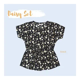 POMAPOO - Set Baju Wanita dan Baju Kucing dan Baju Anjing  Daisy Lounge Set 3