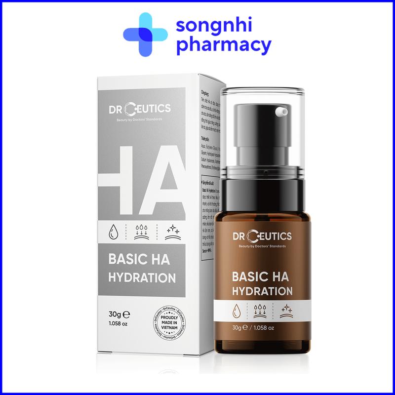DRCEUTICS Serum HA Basic Hydration Cho Da dầu mụn 30ml