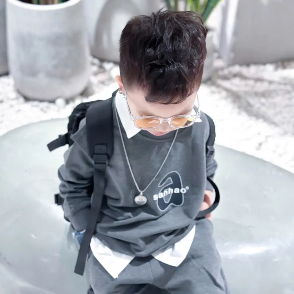 Set 3 chi tiết ( áo sơ mi + áo gile + quần )