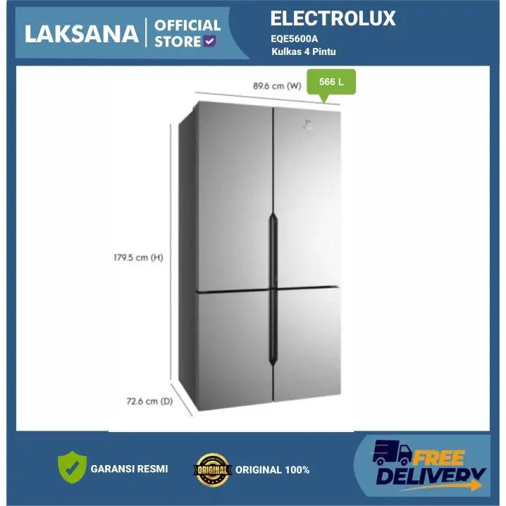 Kulkas 4 Pintu Electrolux EQE5600A / EQE5600A-S / EQE 5600A-S - Shop ...