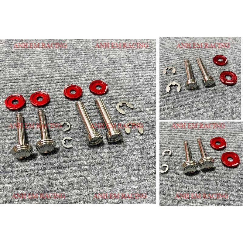 Bộ Ốc Xỏ Gác Chân Salaya Tặng Kèm Long Đền Đỏ Cho Exciter Sirius Jupiter Winner Sonic Vario Và Các Xe HONDA Khác