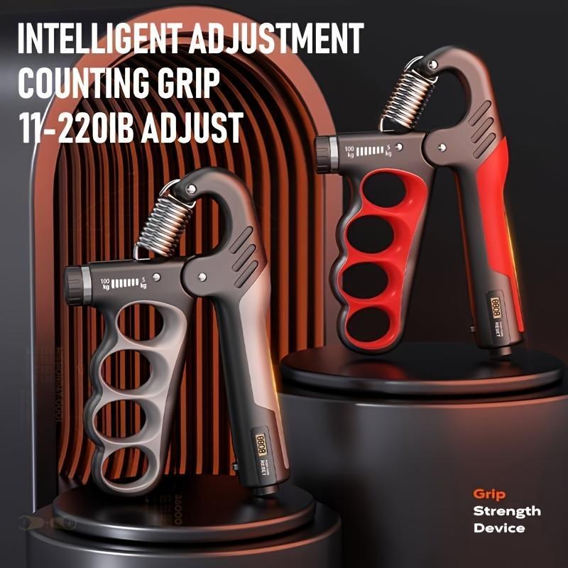 Product Introduction of Mechanical Counting Grip Strength Trainer, 1 Count Adjustable Resistance Hand Strengthener, Hand Strength Training Equipment for Home & Gym 2