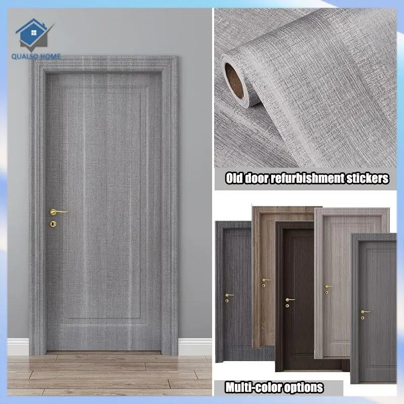 Wooden door sticker Self-Adhesive Waterproof Door Furniture Refurbished Stickers