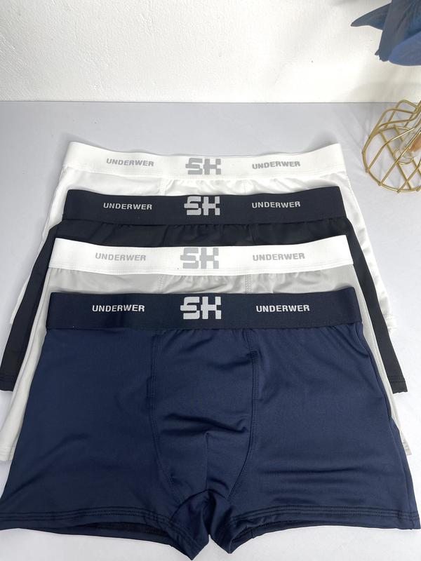 Combo 3,4,5,6,7,10 Quần SH Chất Liệu Thun Lạnh Trộn Màu Menswear Nam Quần Boxer Quần Lót Boxer Sịp Sịp Tre