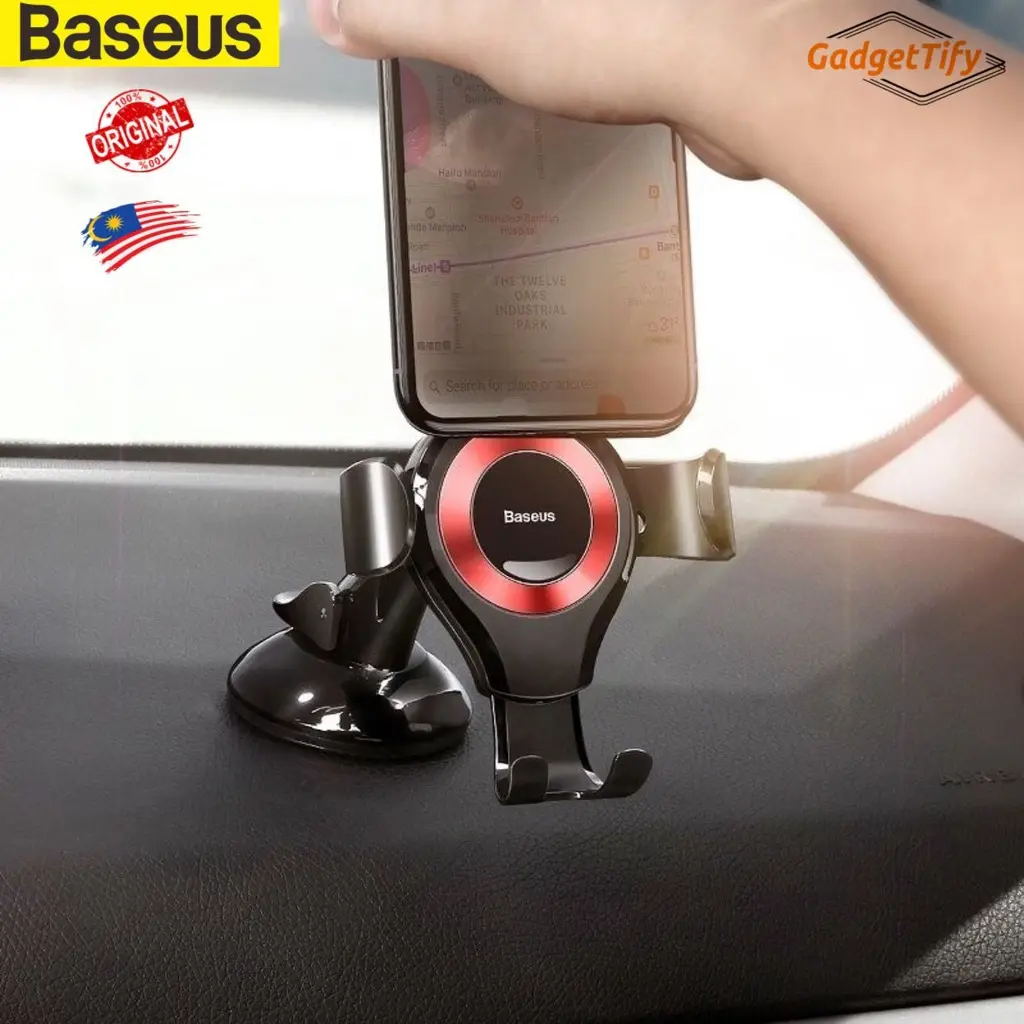 Baseus Dashboard Car Phone holder Mount Osculum Gravity For Huawei Samsung Oppo Vivo iPhone