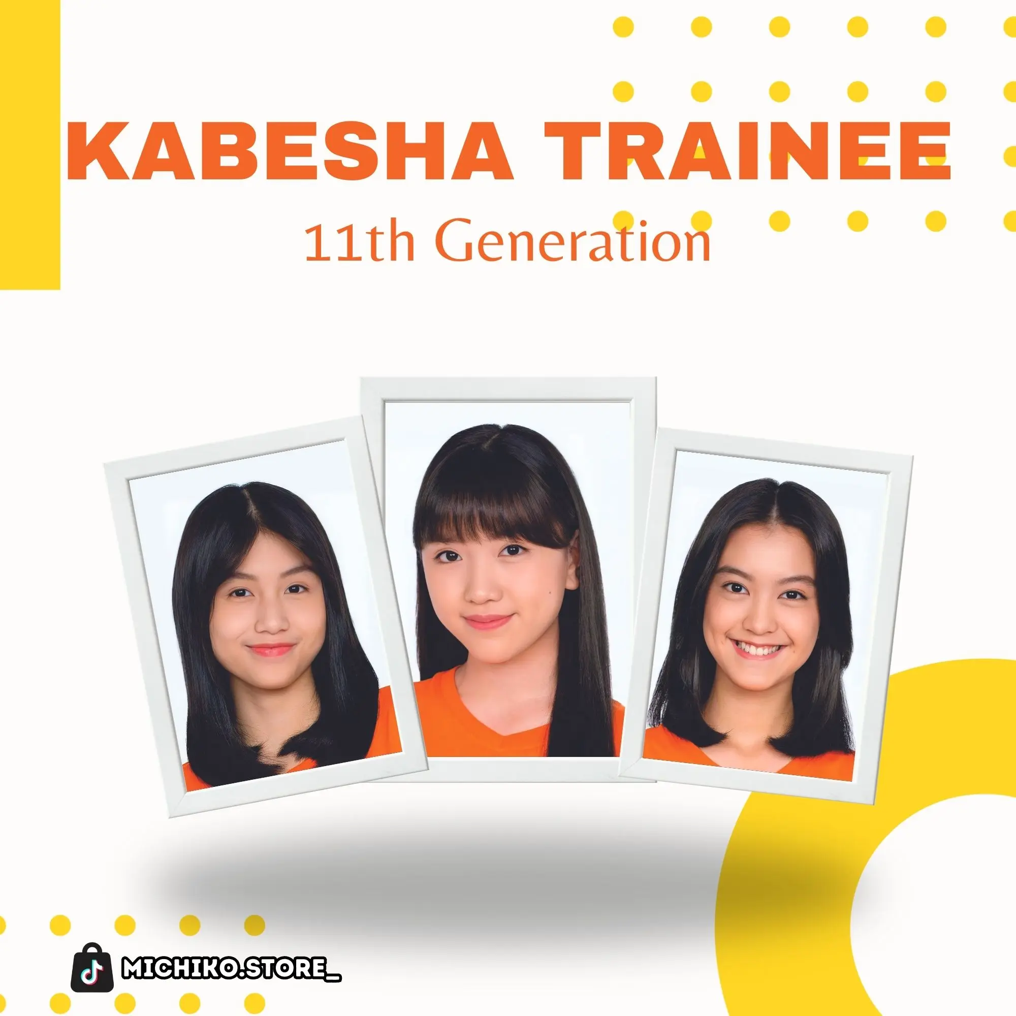 Foto Kabesha Member Trainee Gen 11 JKT48 New Era
