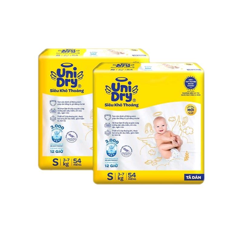  COMBO 2 TÃ DÁN UNIDRY SIÊU KHÔ THOÁNG S54 M46 L40 