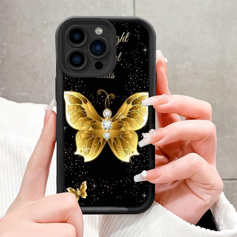 Casing Untuk Realme C2 2019 2020 C1 2018 C11 2020 C11 2021 C12 C15 C17 C20 C20A C21 C21Y C25 C25s C25Y C2s TPU Pro Kamera Artistik Berkilau Kupu-kupu Casing Soft Cover 4