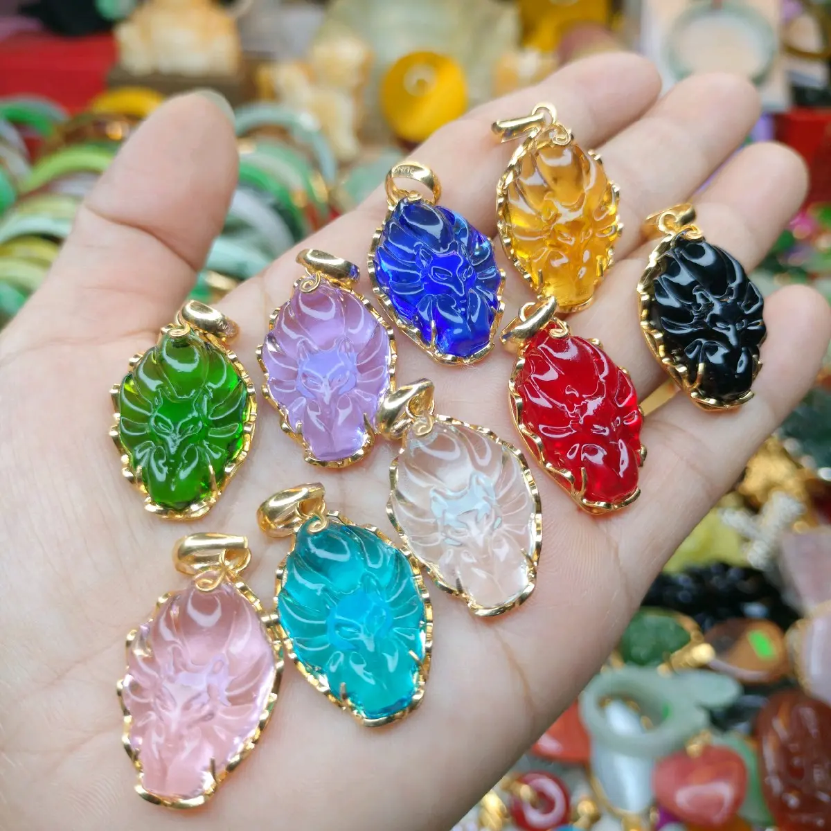 mặt dây chuyền hồly mini vàngnon đủ màu