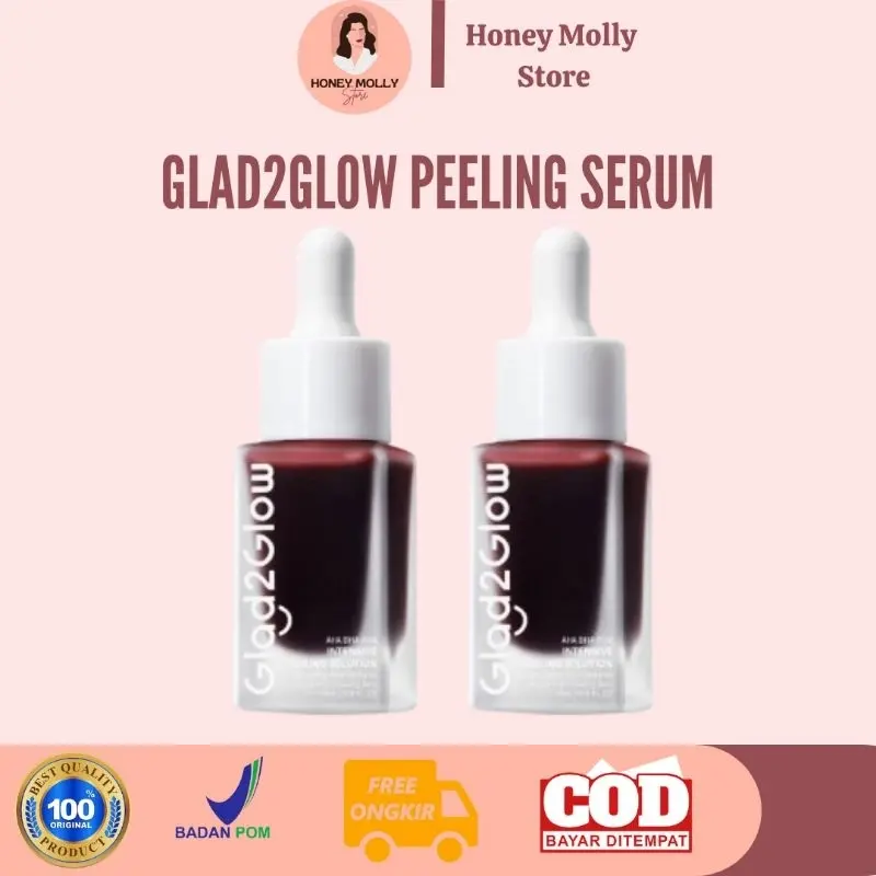 [SALE] PEELING SERUM GLAD2GLOW INTENSIVE PEELING SOLUTION G2G BPOM