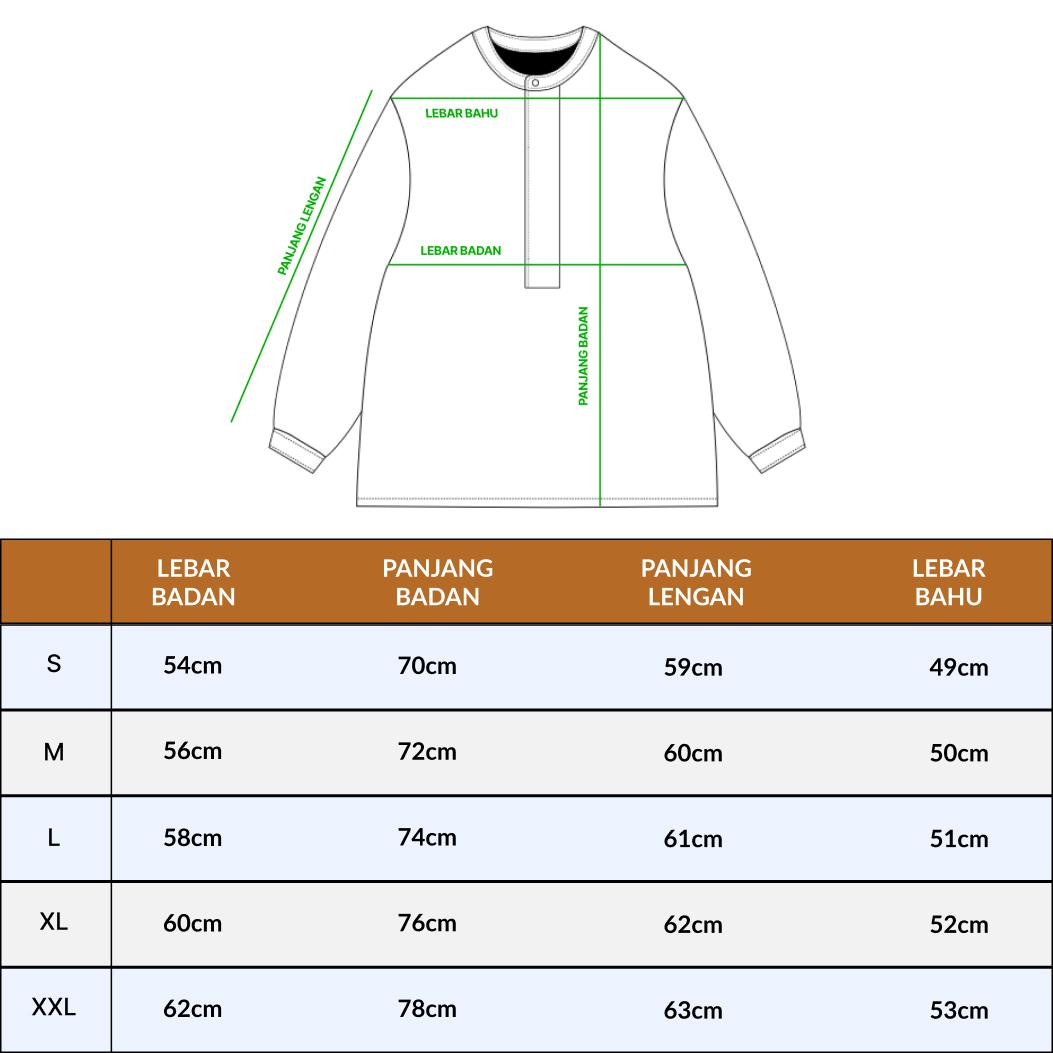 DUHA Baju Koko Corduroy Lengan Panjang - Green Lake - Fajr