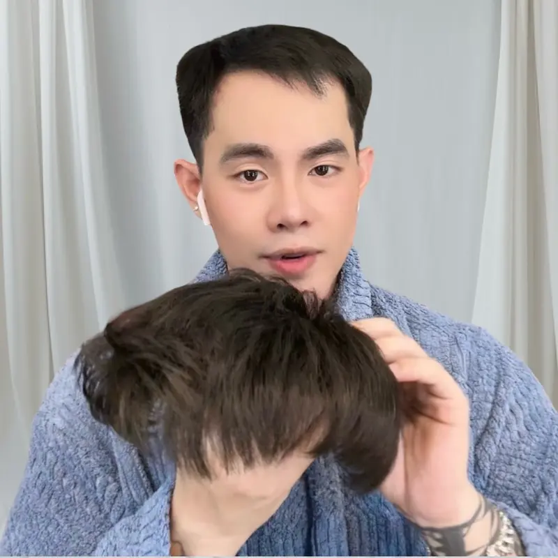 TÓC MÁI NAM DẠNG KẸP IVY GIÀNH CHO NAM GIỚI - Mua hàng xong khách nhắn em để em gửi video hướng dẫn vuốt tóc 2