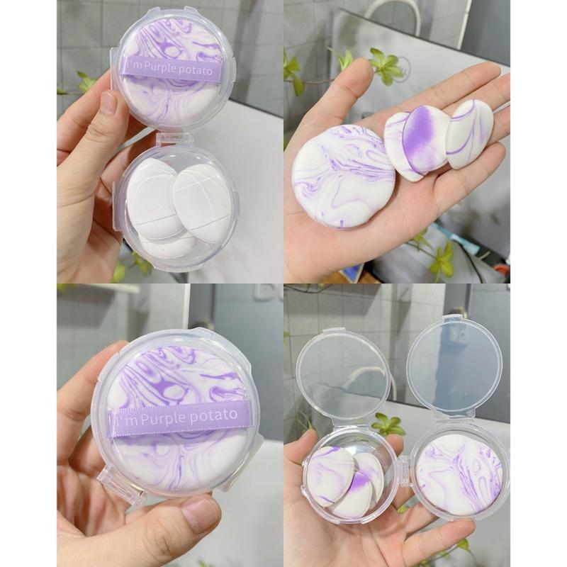 Set 4 mút trang điểm màu loang mềm mịn dành cho makeup cá nhân chuyên nghiệp - Hity Beauty Cosmetic Mỹ Phẩm 1