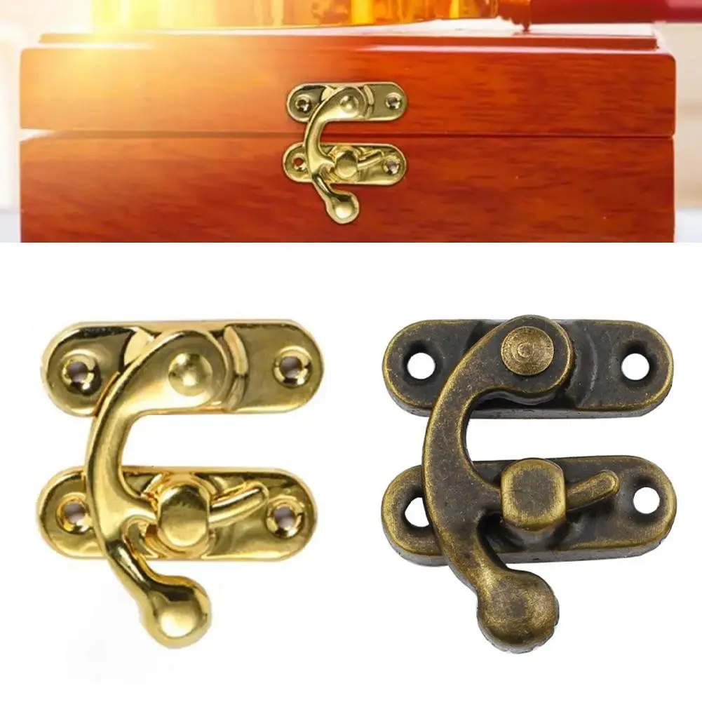 25PCS Antique Box Suitcase Toggle Latch Buckles Wooden Box Lock With Screws