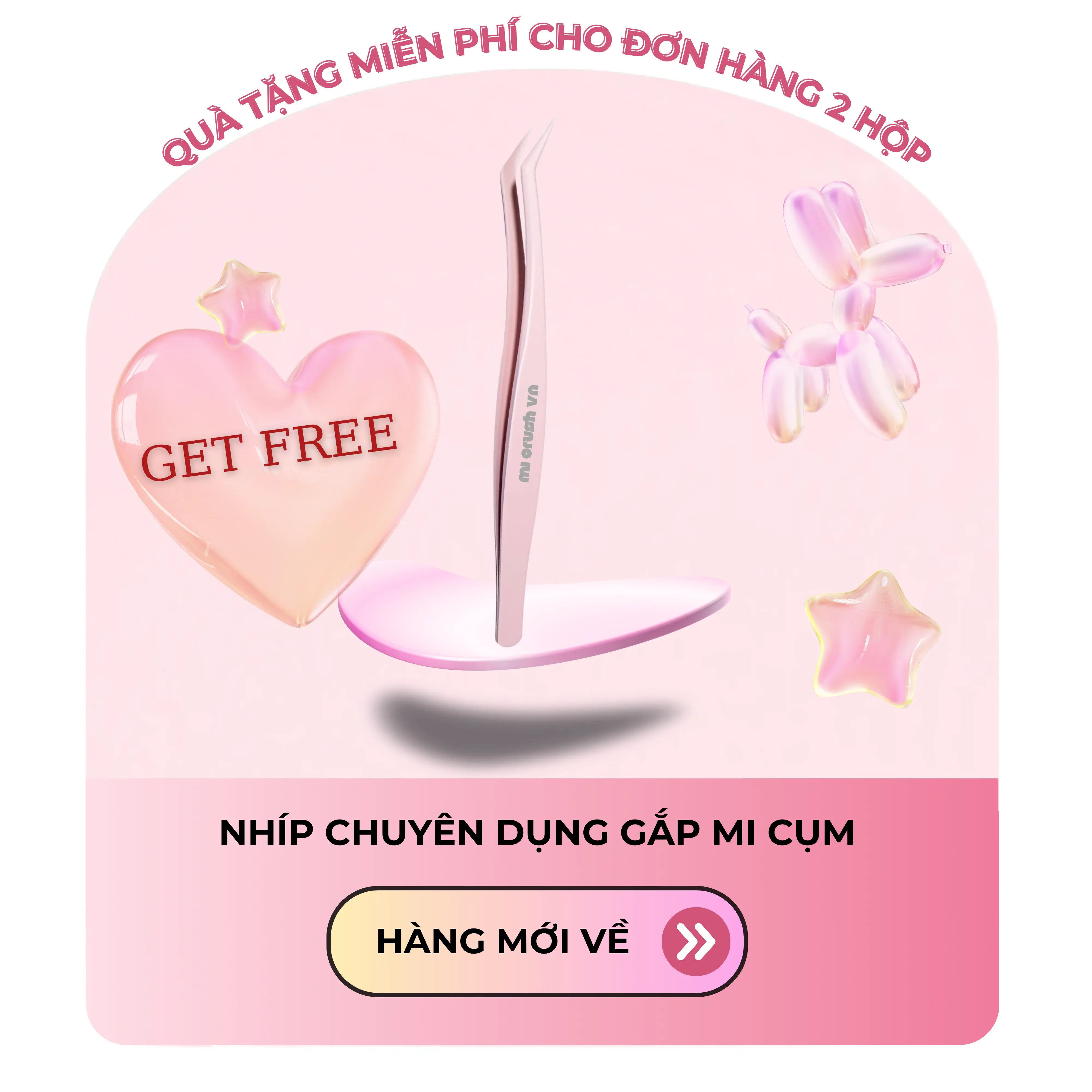 NHÍP GẮP MI CỤM - MI CRUSH VN NHÍP CHUYÊN DỤNG - NHÍP DÙNG GẮP LÔNG MI GIẢ , MI CHÙM , MI GÂN , MI SỢI , NHÍP INOX CHỐNG GỈ SÉT , ĐƯỢC PHỦ SƠN FULL ĐẦU CAO CẤP