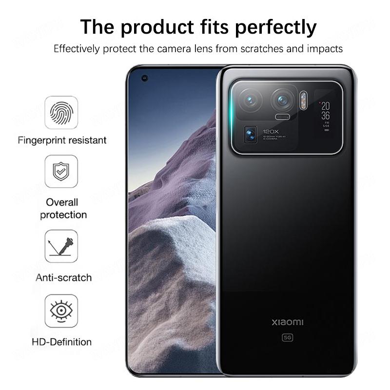 Product Introduction of Bảo Vệ Ống Kính Kính Cường Lực, Dành Cho Xiaomi Mi 11 Ultra 5G, Phim Bảo Vệ Camera Mặt Sau Trong Suốt HD 16
