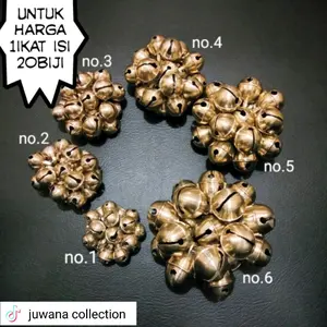 krincing isi 20 biji klintingan kuningan krincingan bantengan jaranan  gedruk gungseng klinting mini kalung kucing kroncong