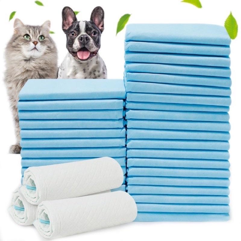   COMBO 10-60C  Tã Bỉm Giấy Lót Chuồng Cho Chó Mèo Tiện Lợi Size 33x45cm 