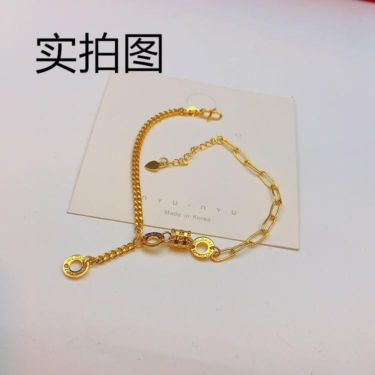 Product Introduction of Gold Bracelet 999 Pure Gold Small Waist Bracelet Fashionable All-Match High-Grade Pure Gold Jewelry New Gift 4