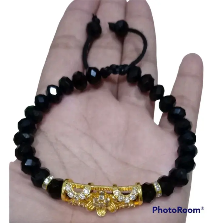 gelang mutiara cristal nyuping titanium