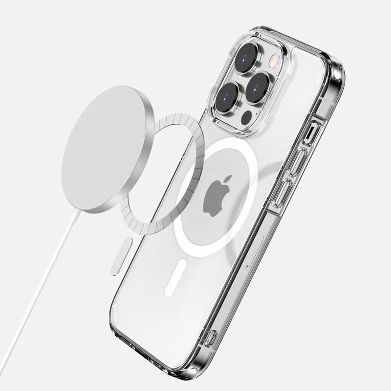 [ + PACK BOX ] Case Magsafe IPHONE 7 7+ 8 8+ SE 2 2020 X XS MAX XR 11 12 13 14 15 16 PRO MAX 14+ 15+ 16+ PLUS Magnetic Case Clear Hybrid Bumper Casing 3
