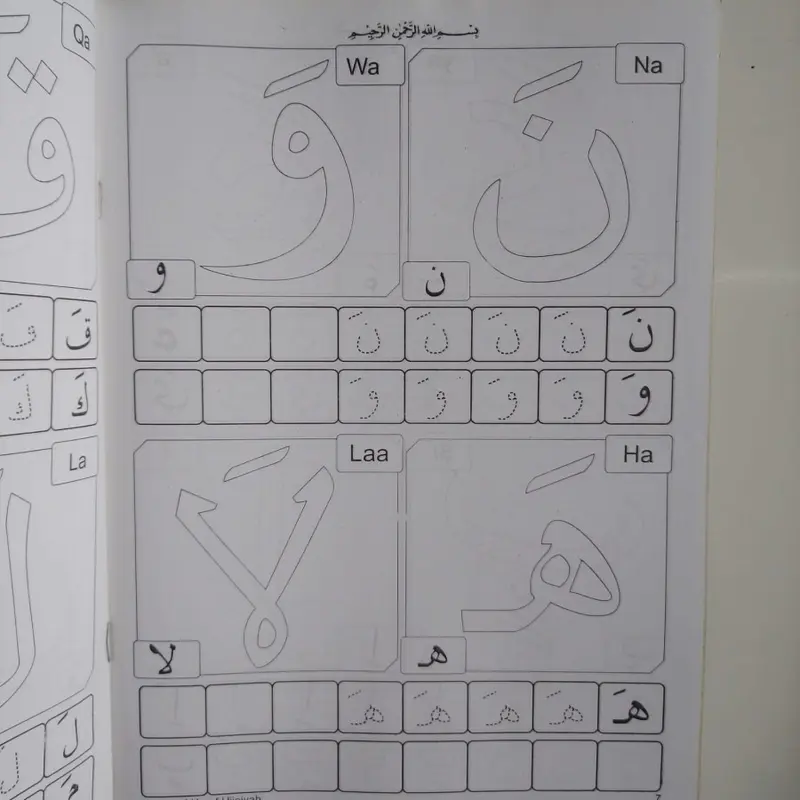 Buku Mewarnai dan Menulis Huruf Hijaiyah dan Angka Arab SANDRO 4