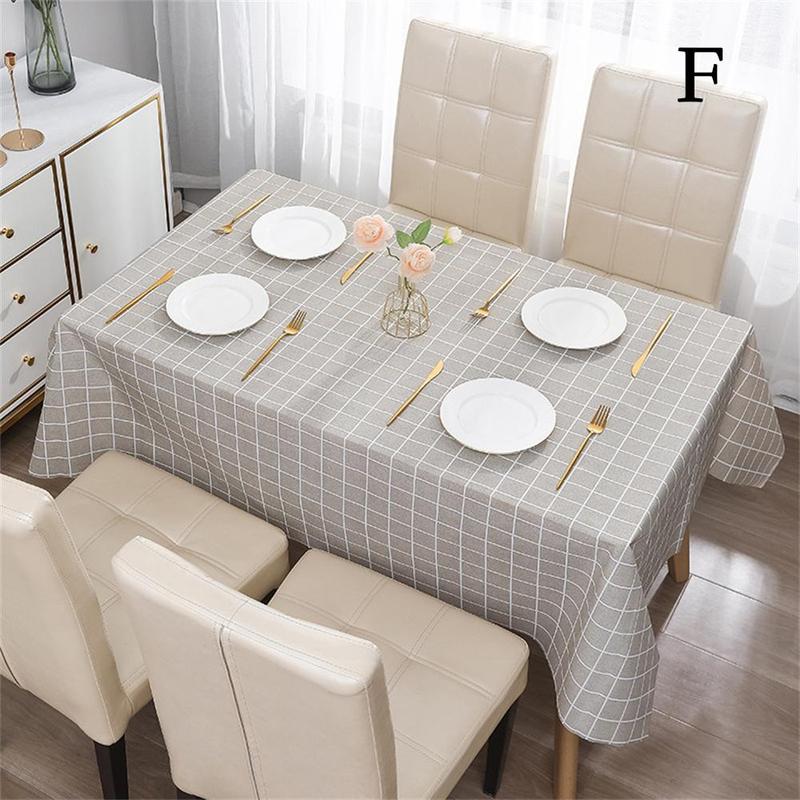 Product Introduction of Khăn trải bàn có thể giặt được, chống dầu và chống bụi, thảm PEVA cho Bàn ăn, thích hợp để giặt, vật dụng gia đình tốt, J1Q1 38