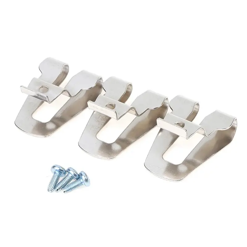 Móc Kẹp Thắt Lưng Khoan, 3 Cái, Cho Dụng Cụ Tối Đa 18V, Có Đinh Tán Mũ 8Mm, Bao Gồm Vít 5