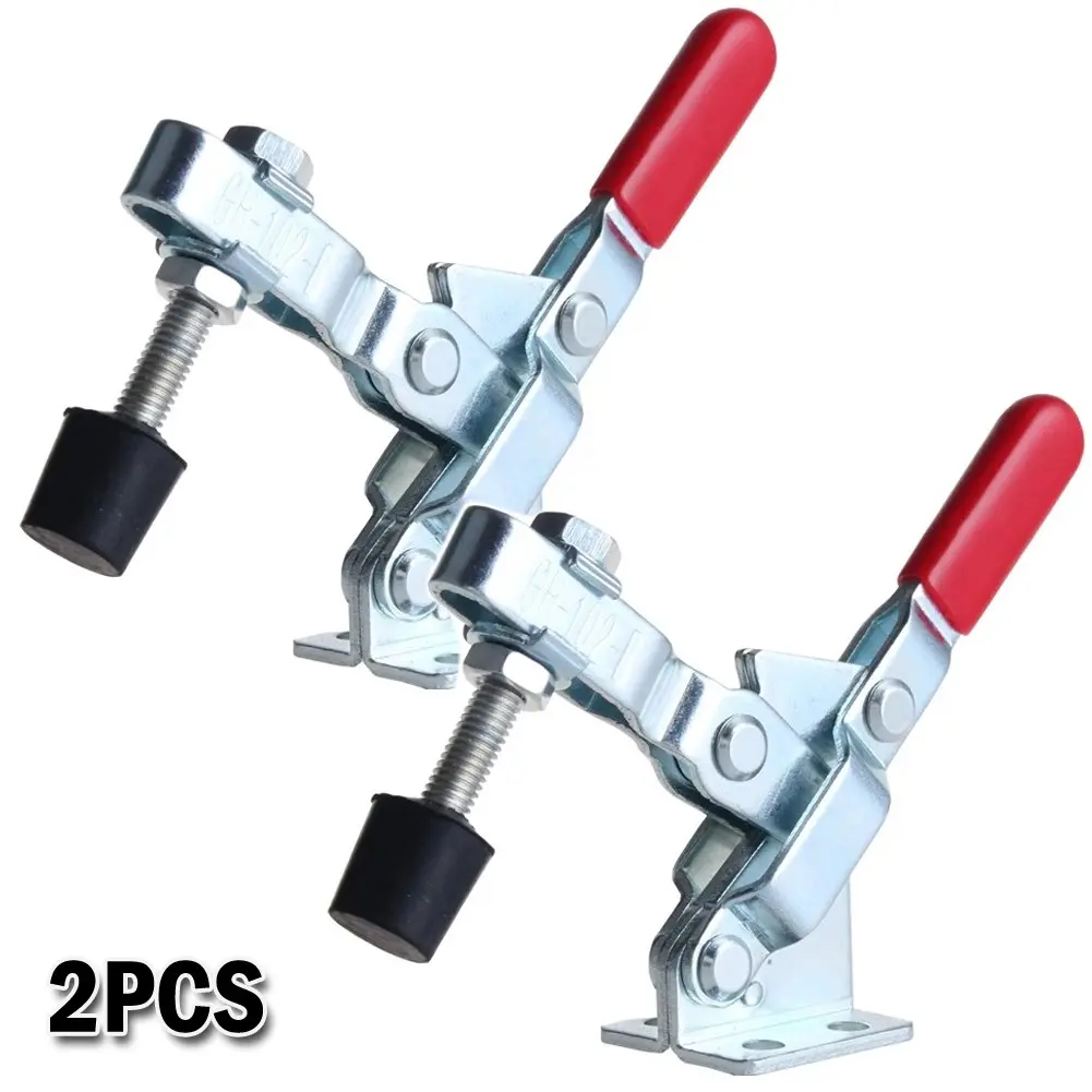Dụng Cụ Tháo Nhanh GH-102B, 2 Cái, Kẹp Chuyển Đổi Cố Định Nhanh 100Kg 220lbs, Kẹp Chuyển Đổi Tháo Nhanh Dọc, Thiết Bị Xưởng, Kẹp Cố Định, Dụng Cụ Làm Mộc