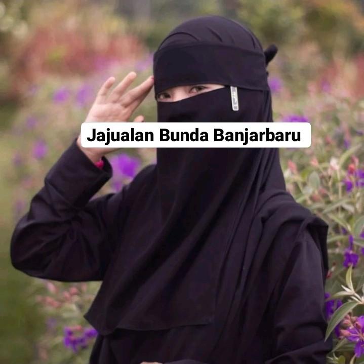 Cadar Niqab Poni muslimah plat 3
