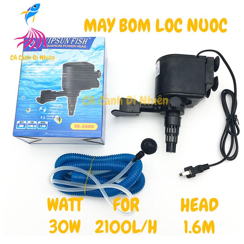 Máy bơm lọc nước hồ cá cảnh 30W VIPSUN VS-2680 VS2680