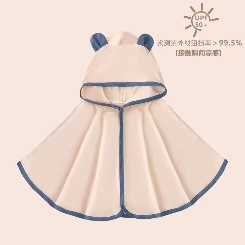 Áo choàng chống nắng cho Em Bé Hàng mới về mùa hè, làm bằng lụa Lạnh mỏng, quần áo chống nắng, thích hợp cho Em Bé và trẻ sơ sinh, áo choàng, áo gió