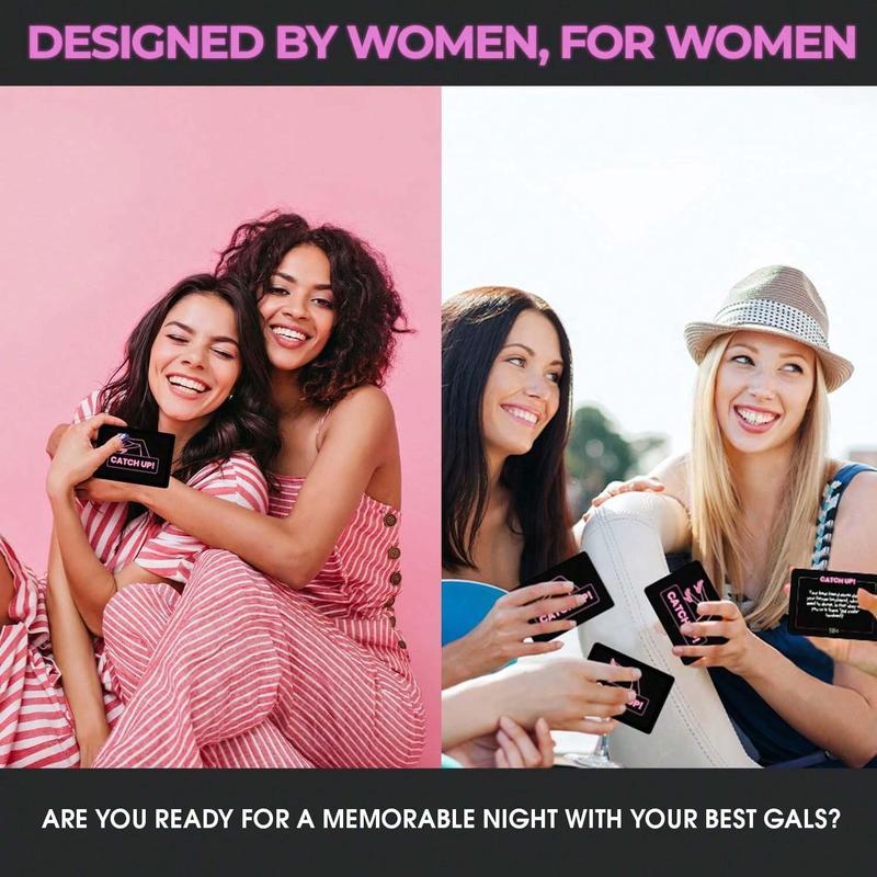 Product Introduction of Catch Up! Card Game, 1 Box Adult Party Game, Thought Provoking Conversation Starters for Fun Nights, Bachelorette and Birthday Party Game 4
