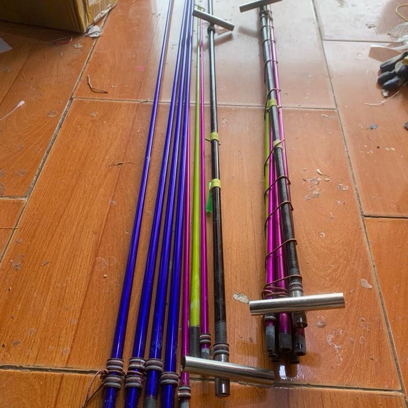 Khung diều 3m pas Hàn nan xanh nút hoặc tím VIP