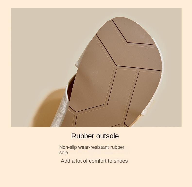 Product Introduction of French Style Closed Toe Slippers for Girls Summer Outdoor Walking Shoes 2024 New Fashion All-Matching Women's Flat Sandals walking shoes footwear girl comfort Parent Knee 9