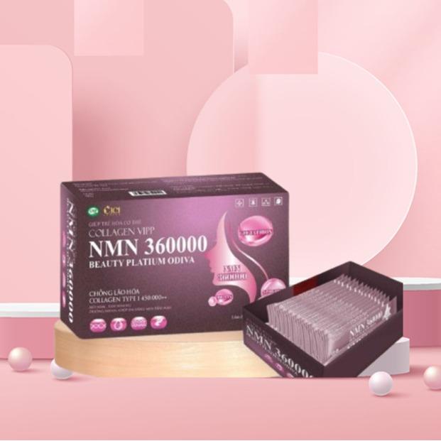 Thực phẩm bổ sung Collagen NMN 360000 hộp 30 gói
