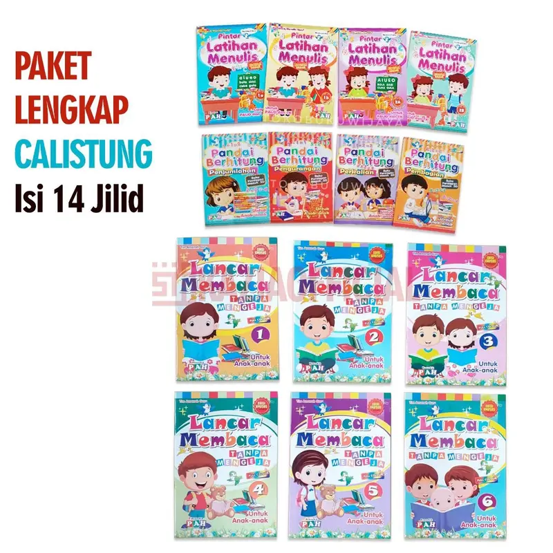 Buku Edukasi Belajar Calistung 0