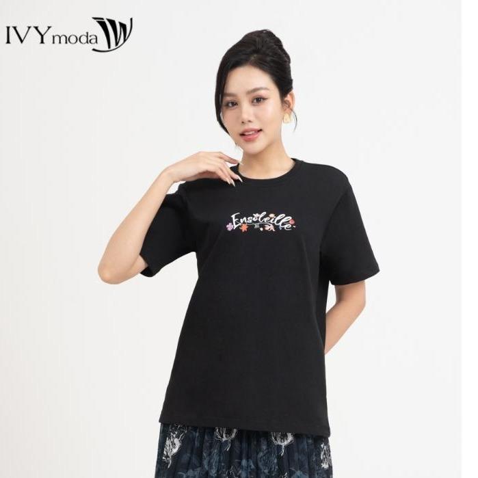 Áo thun in hoa Ensoleille IVY moda dành cho Nữ MS 57T0228