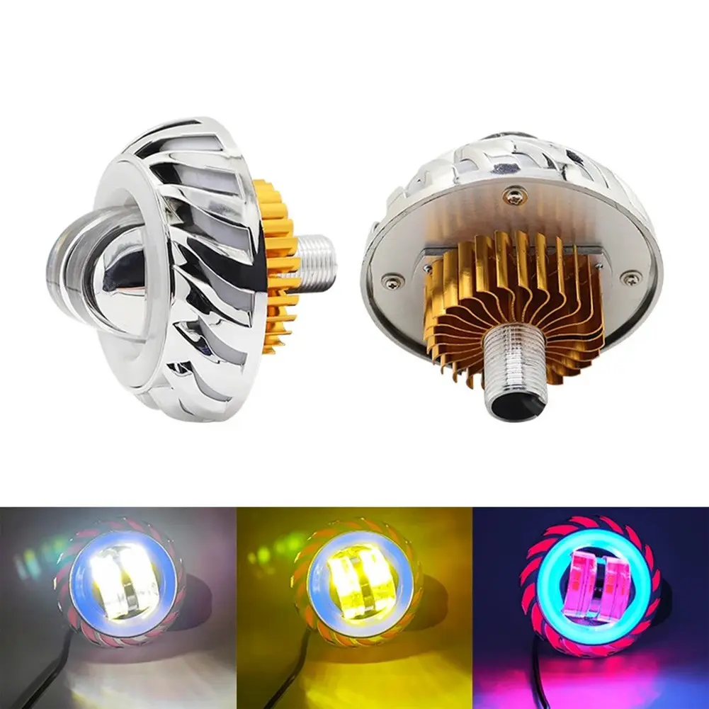 Car Motorcycle Headlight LED Headlight Strobe Spotlight for DRL Dual Lamp