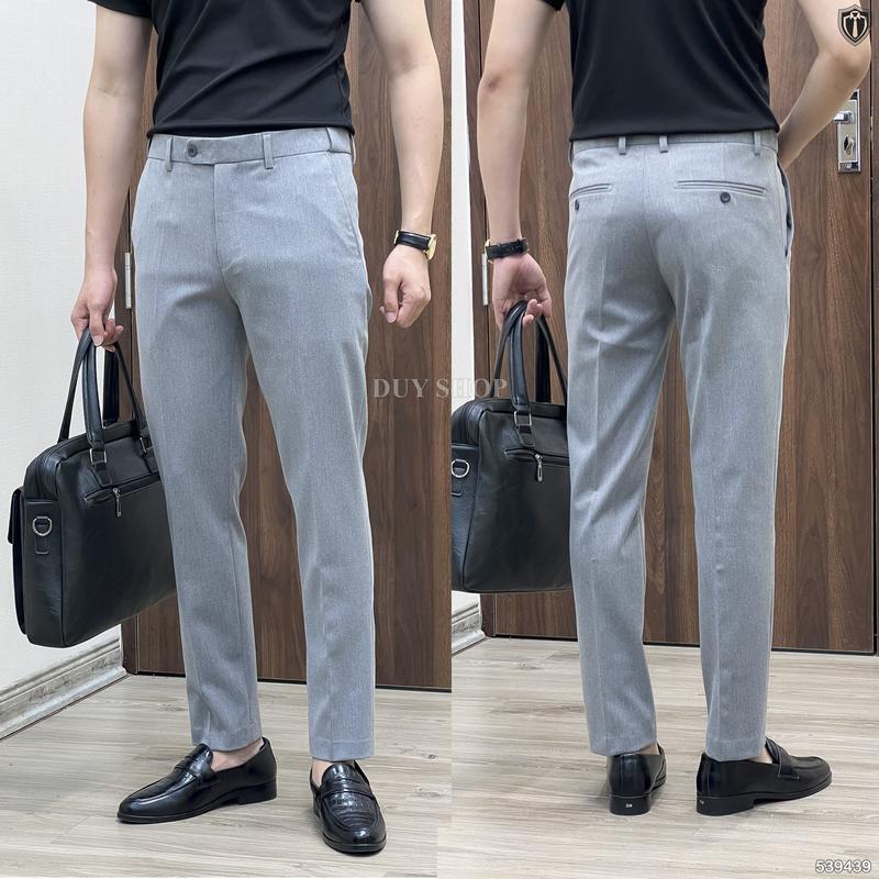  Quần âu nam DUYSHOP cạp chun ẩn có túi chéo nam tính co dãn 4 chiều chuẩn form SmartPant Menswear 