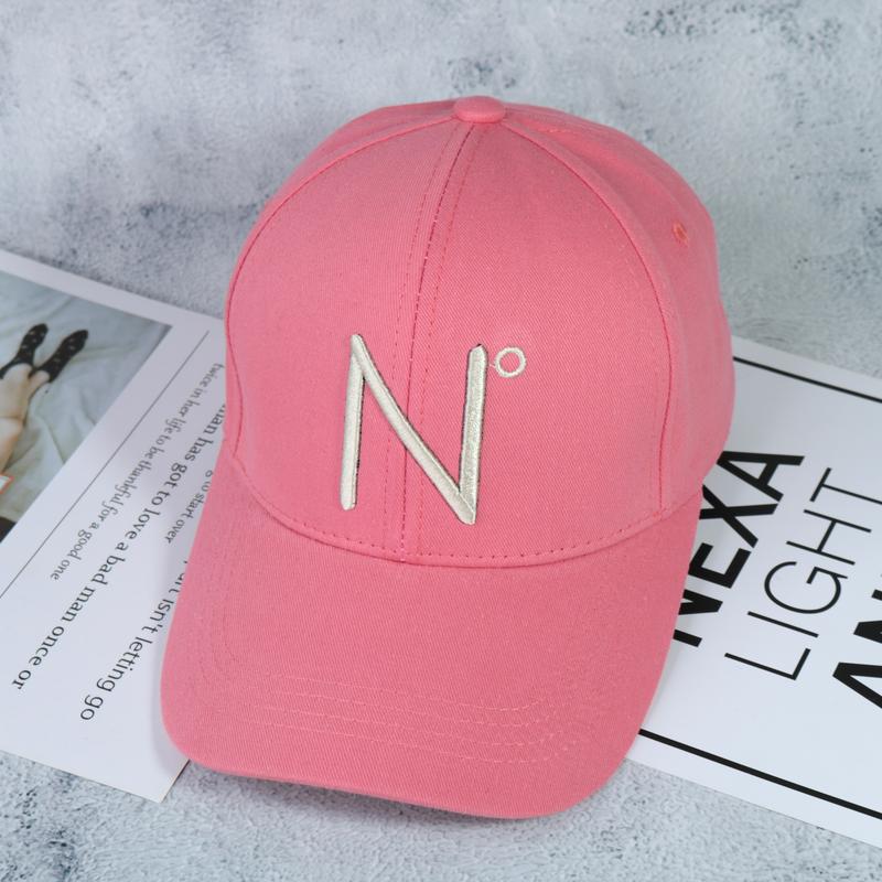 Mũ lưỡi trai thêu chữ N vải kaki Hàn Quốc Nón kết nam nữ phong cách Ulzzang năng động cá tính Hat Cap